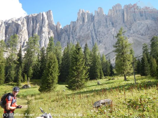 Dolomiten: Latemarumrundung mit Bikeguide