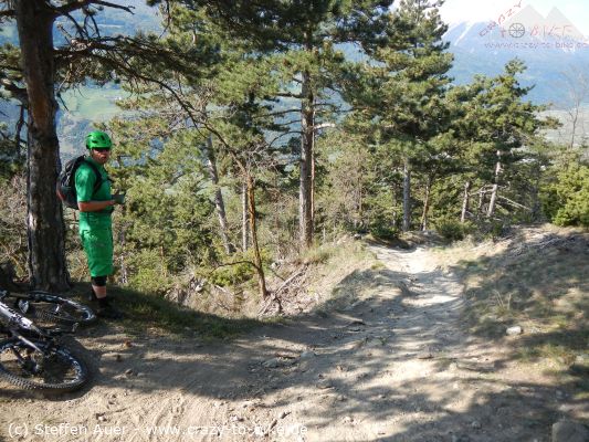 Trailbiken Vinschgau: Höhenweg auf dem Sonnenberg